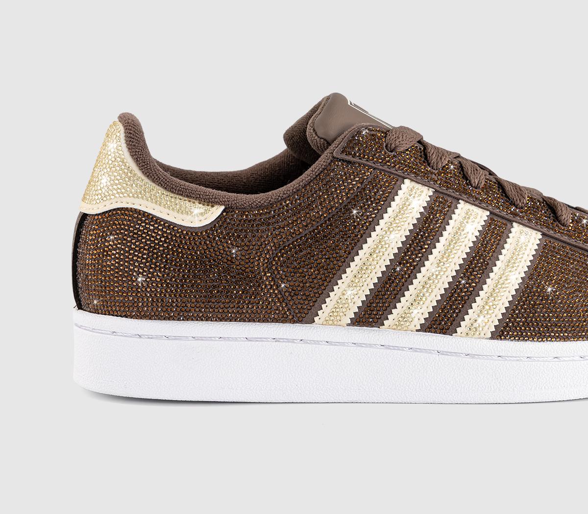 adidasSuperstar IIRhinestone Earth Strata Cream White White