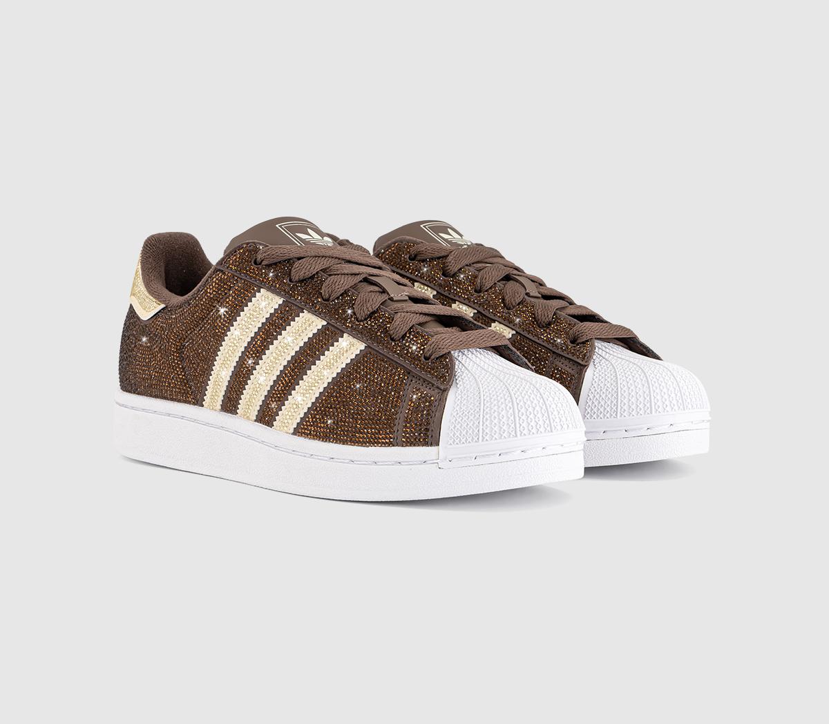adidasSuperstar IIRhinestone Earth Strata Cream White White