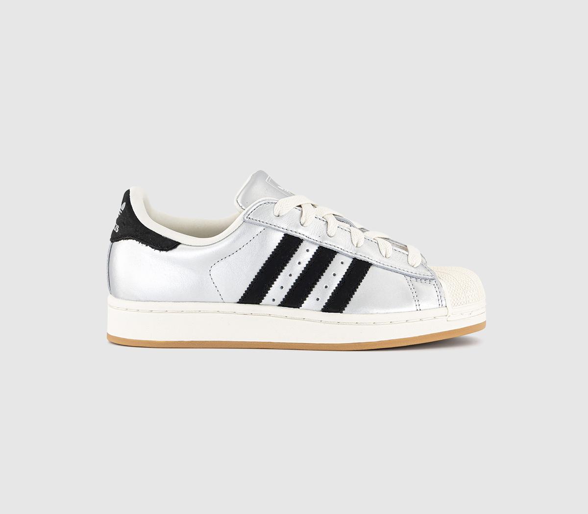 adidasSuperstar II Trainers adidasSuperstar II TrainersSilver Metalic Offwhite Gum