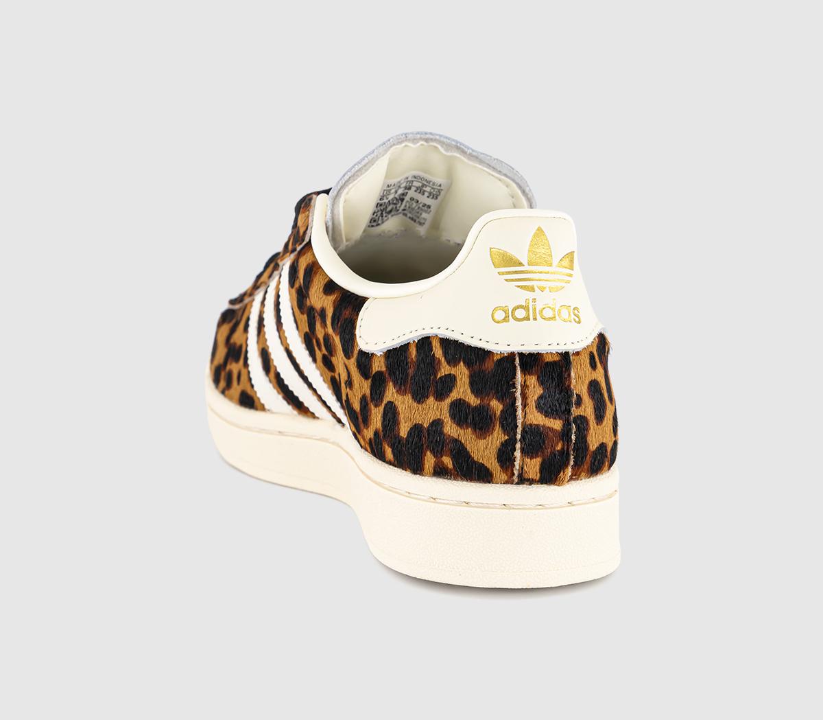 adidasSuperstar II Trainers adidasSuperstar II TrainersLeopard Cream White Gold Metallic