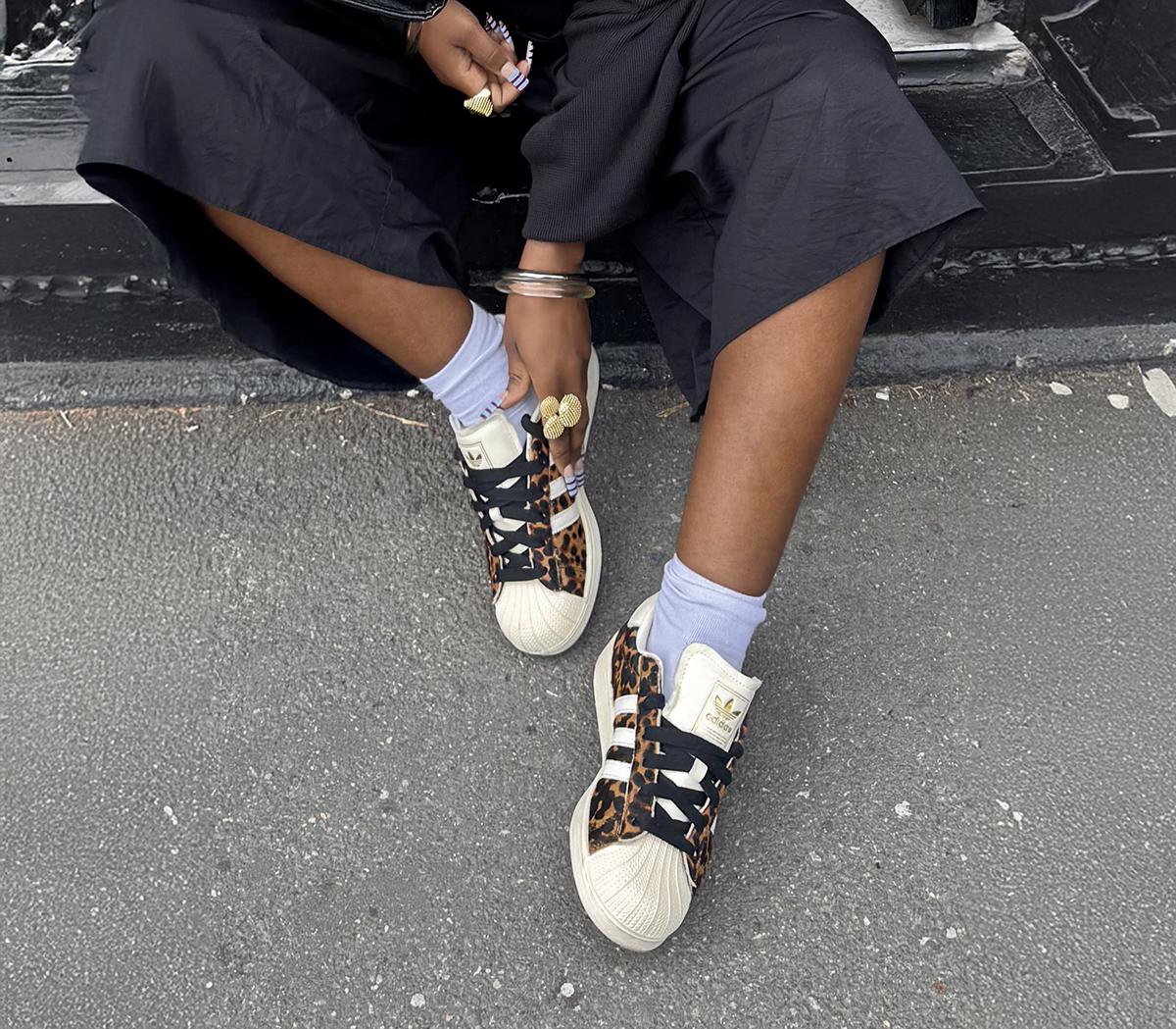 Outfit Superstar Metallic Toe Adidas Superstar II Trainers Leopard