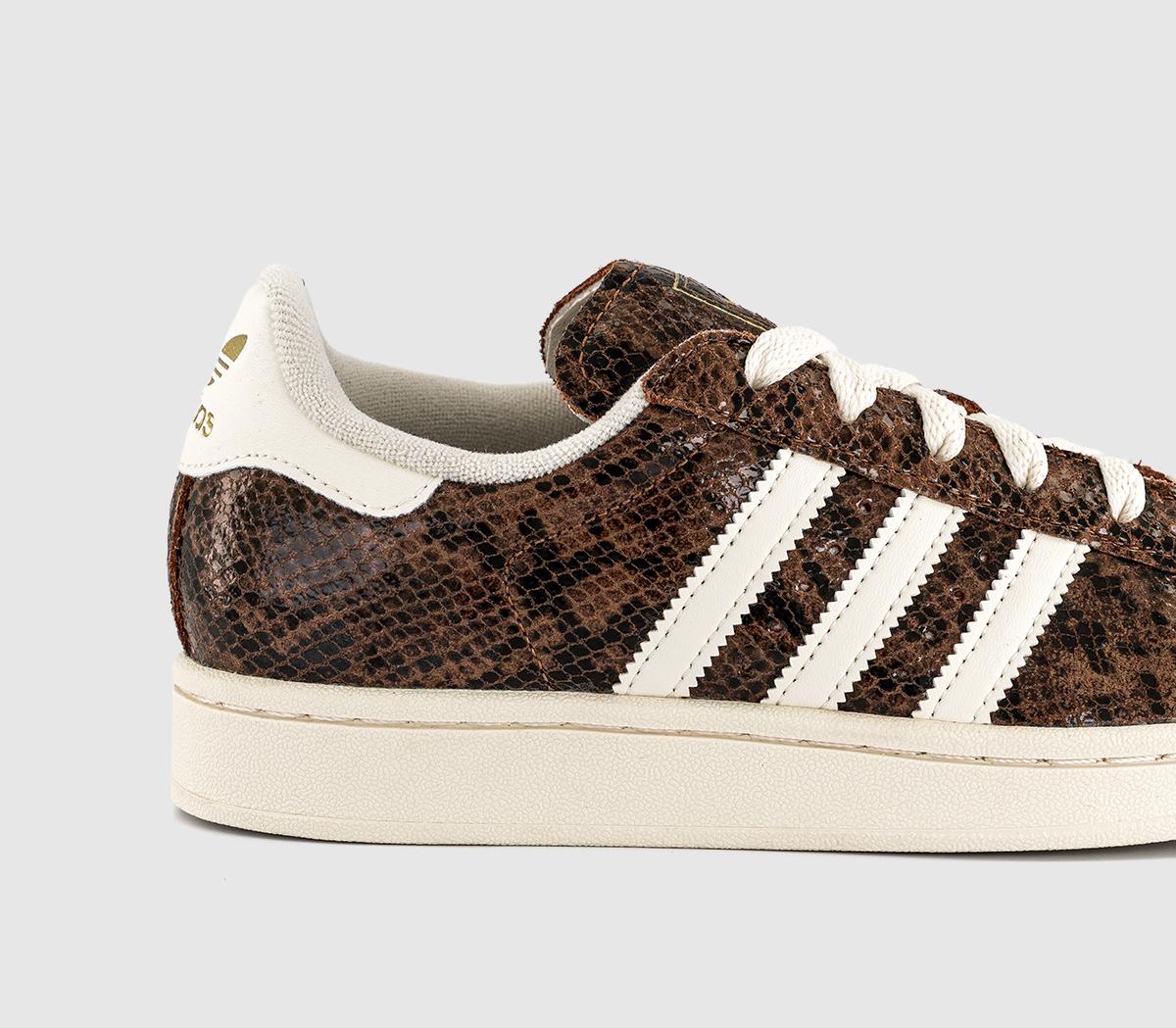 adidasSuperstar Ii TrainersSnake Print Preloved Brown