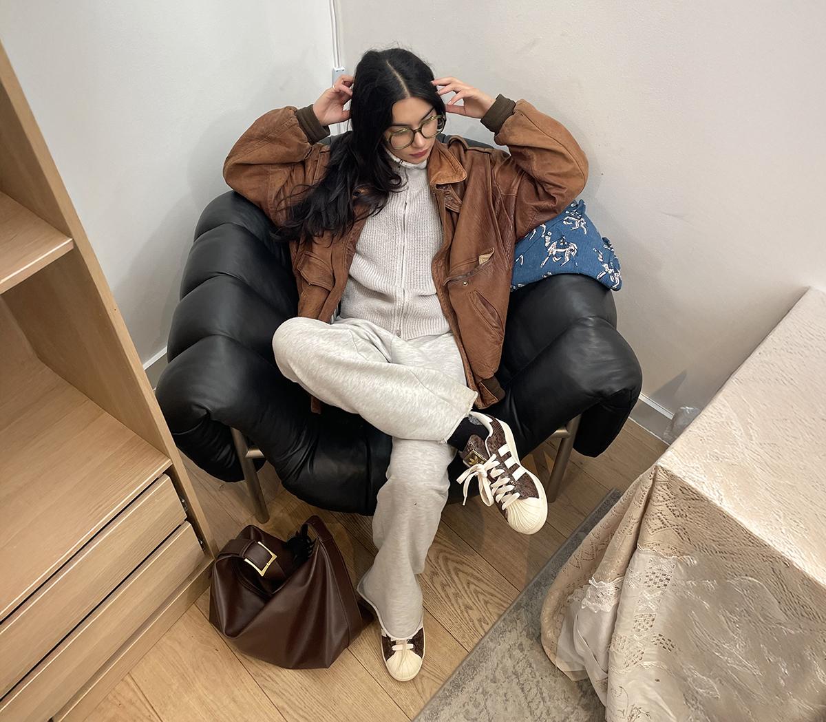 adidasSuperstar Ii TrainersSnake Print Preloved Brown