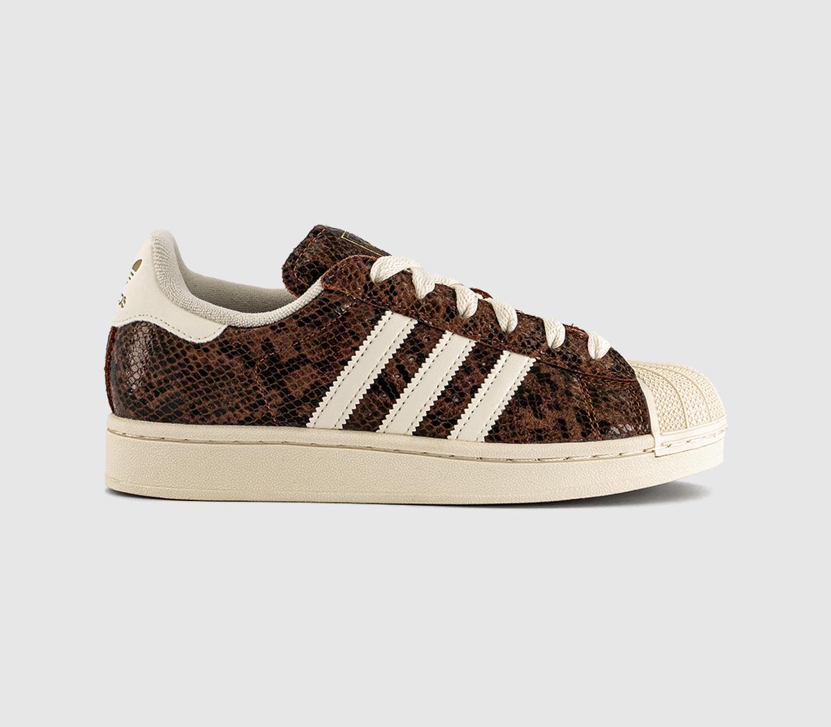 adidasSuperstar Ii TrainersSnake Print Preloved Brown