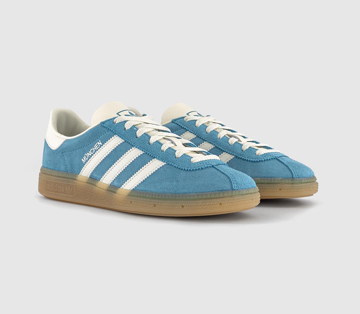 adidasMünchen TrainersPreloved Blue Off White