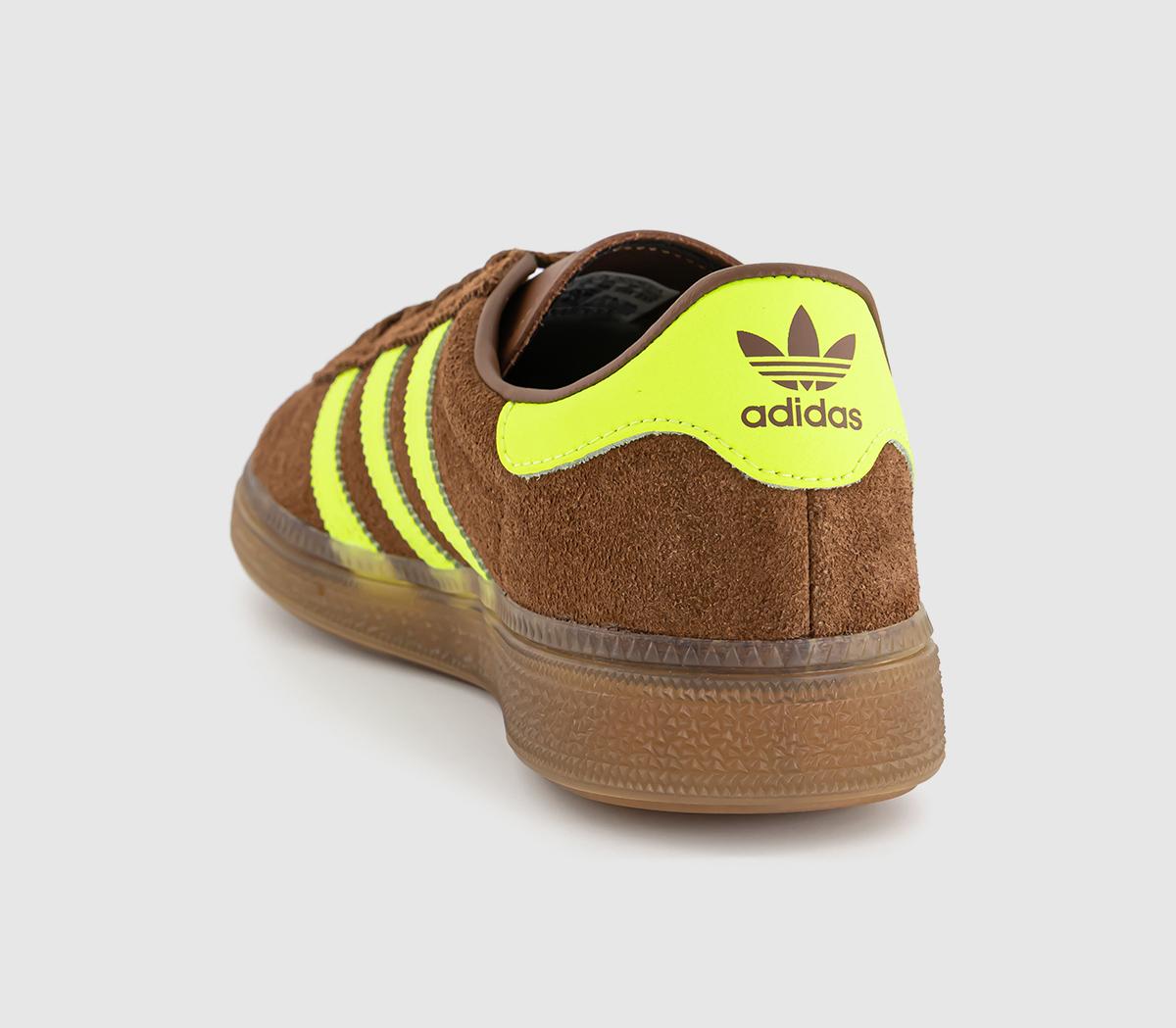 adidasMunchen TrainersPreloved Brown Solar Yellow Gum