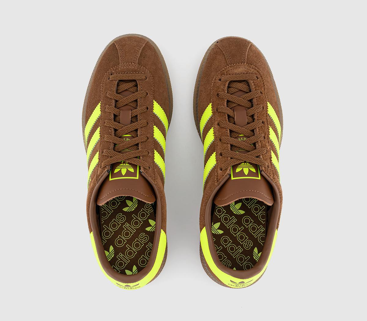 adidasMunchen TrainersPreloved Brown Solar Yellow Gum