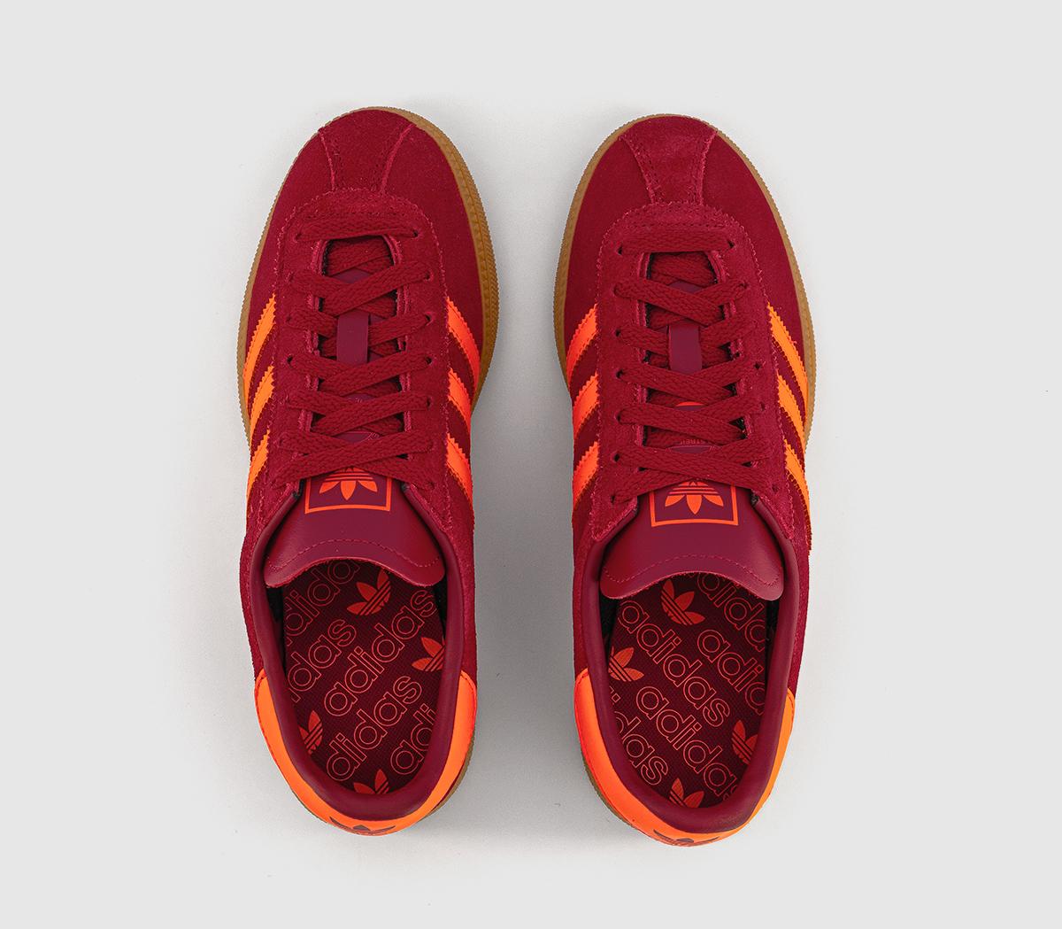 adidas München Trainers Team Victory Red Solar Red Gum - Women's