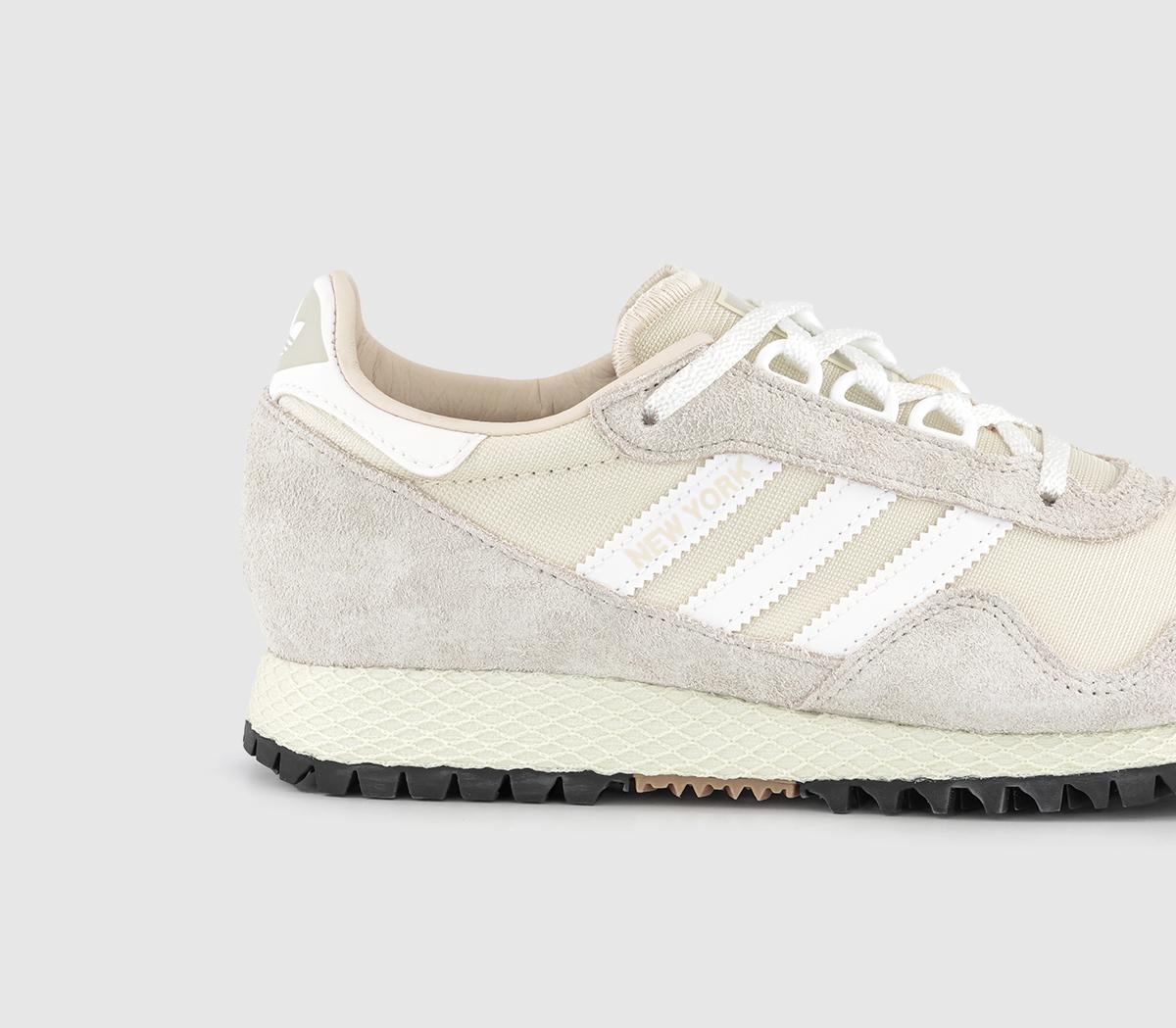 adidas New York Trainers Wonder White White Alumina - Unisex Sports