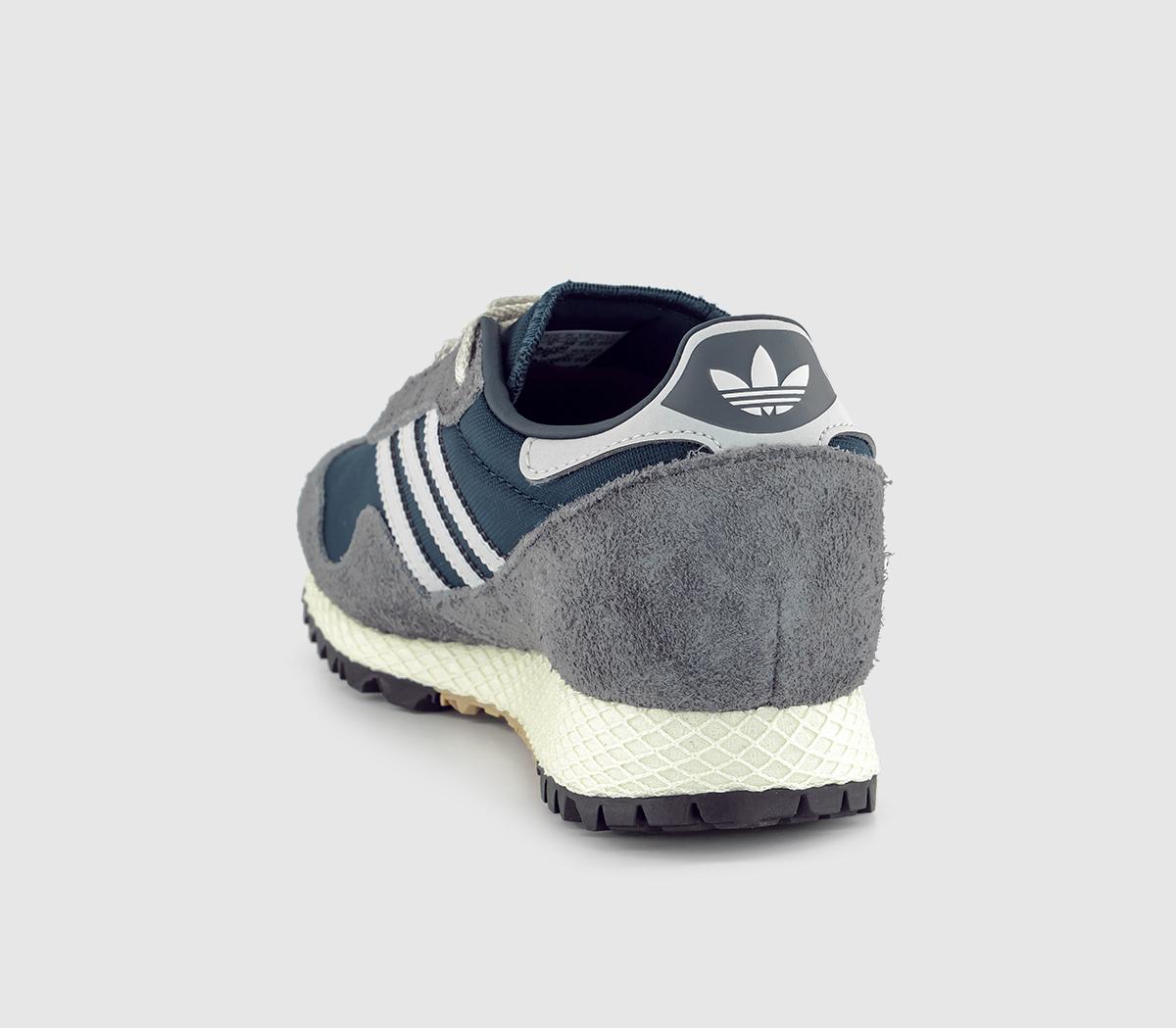 adidasNew York TrainersAurora Ink Grey One Core Black