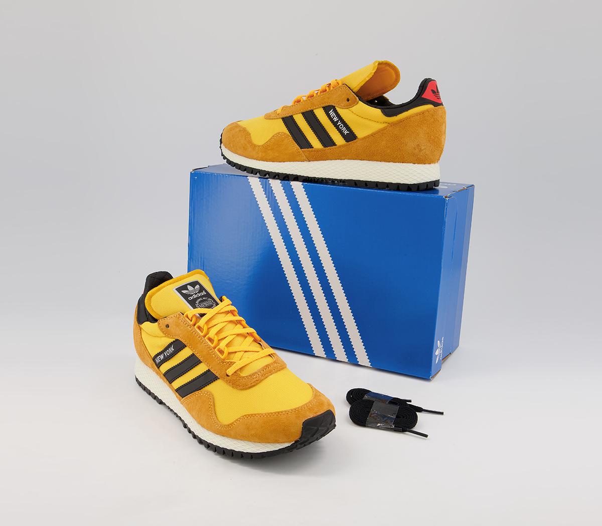 adidasNew York TrainersYellow White Black