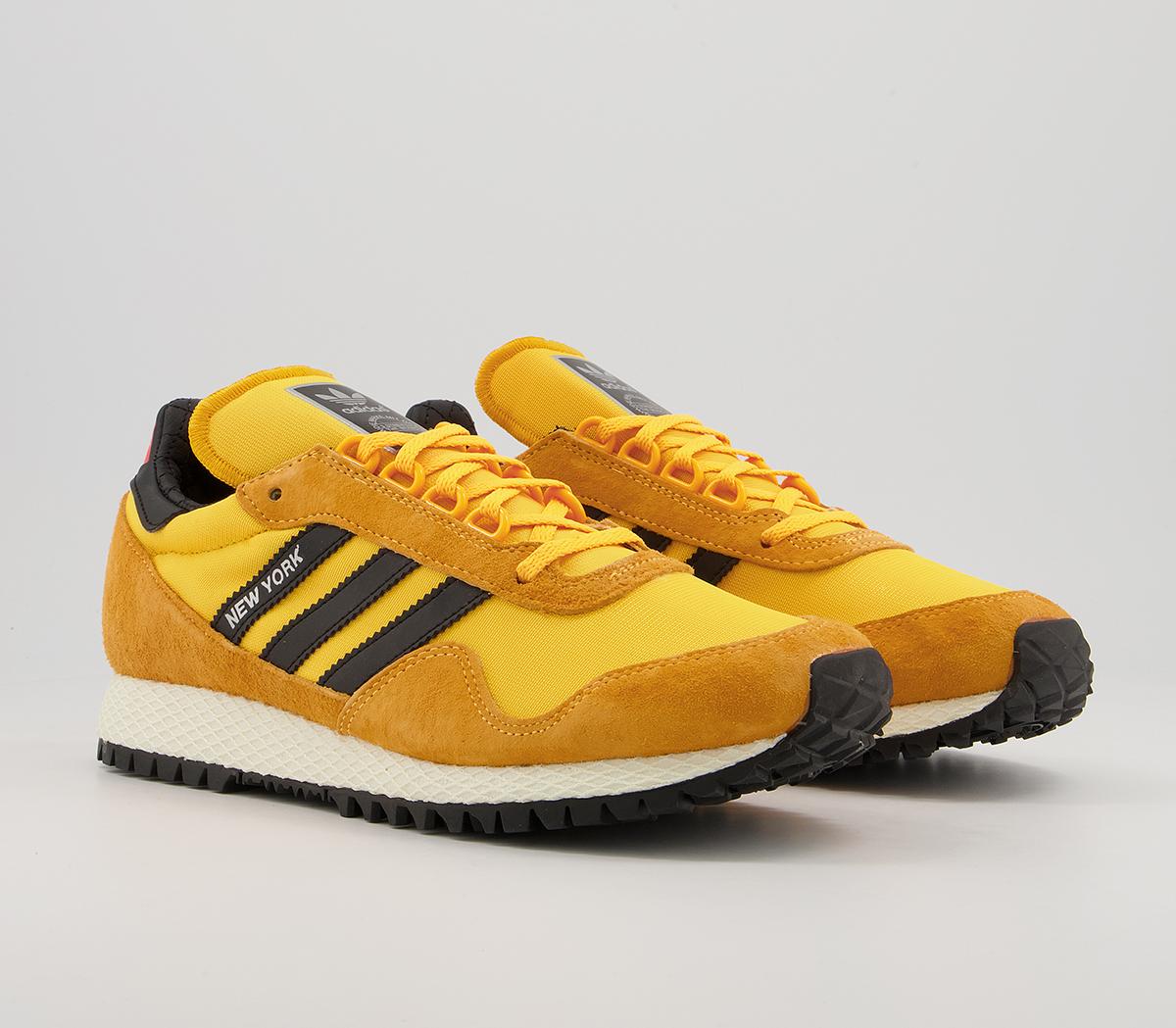 adidasNew York TrainersYellow White Black