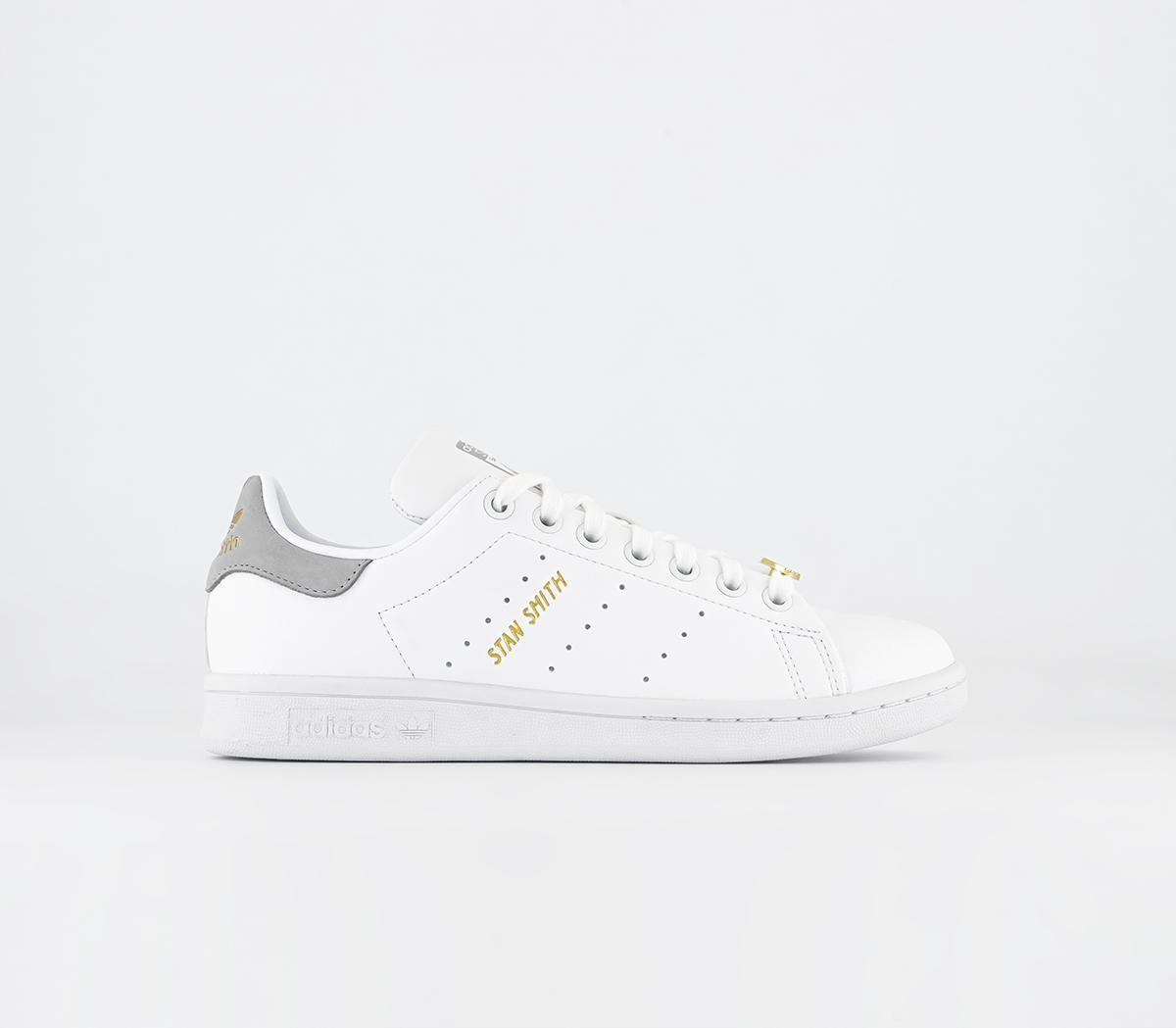 Adidas stan clearance smith white grey