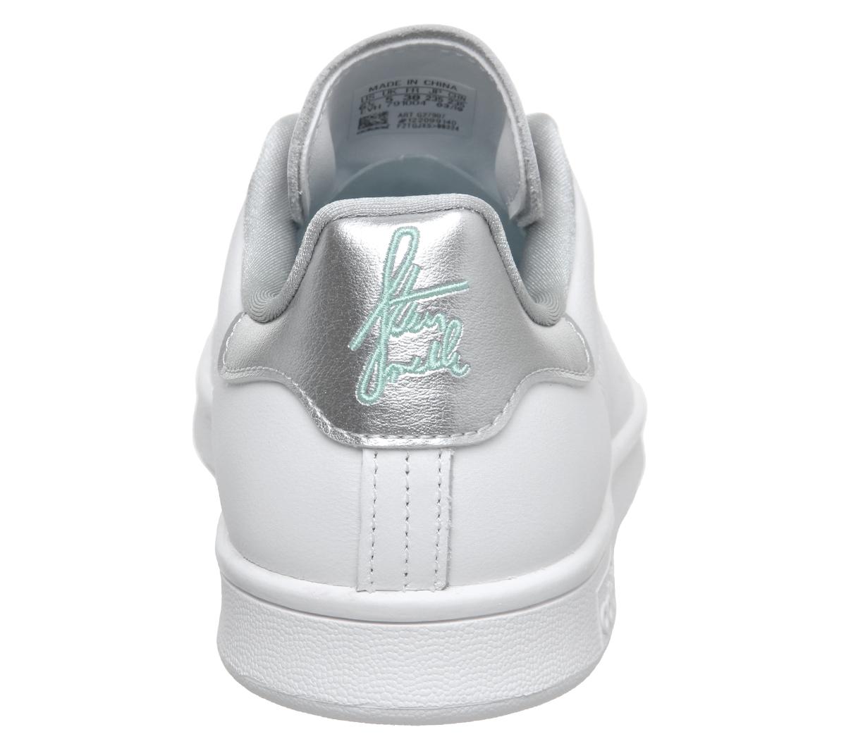 adidasStan SmithWhite Silver Metallic