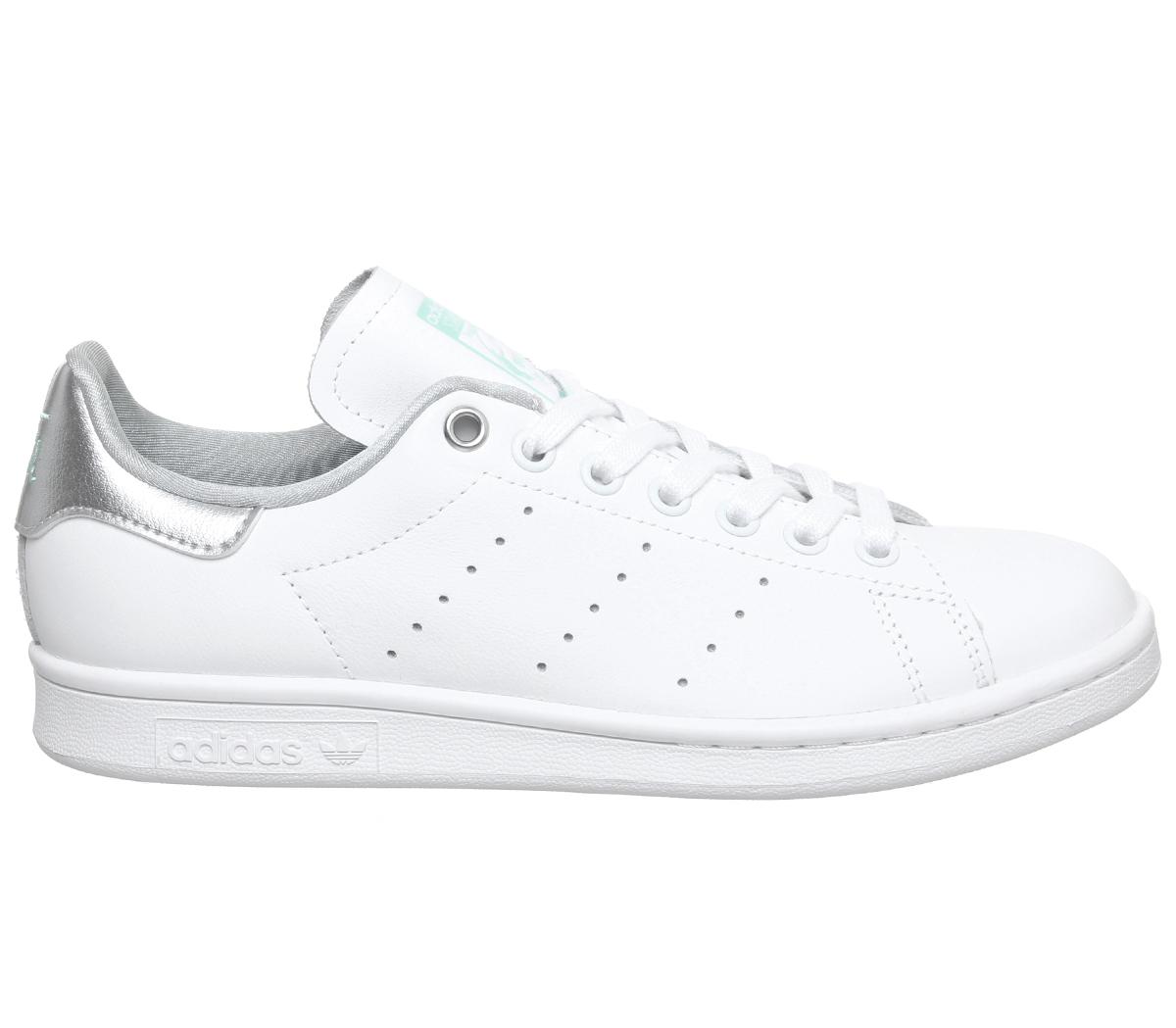 adidasStan SmithWhite Silver Metallic