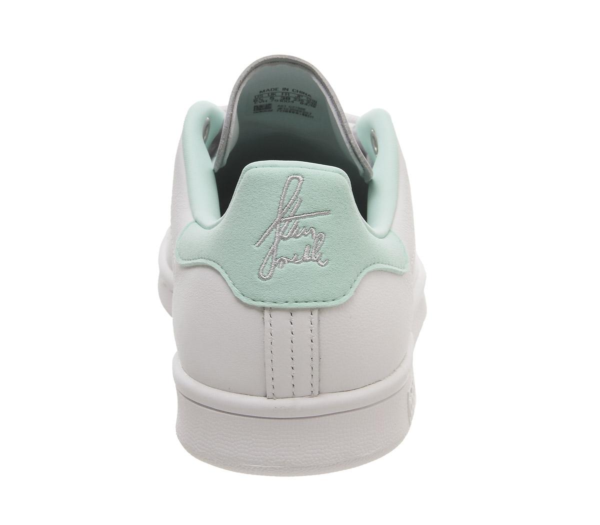stan smith silver mint