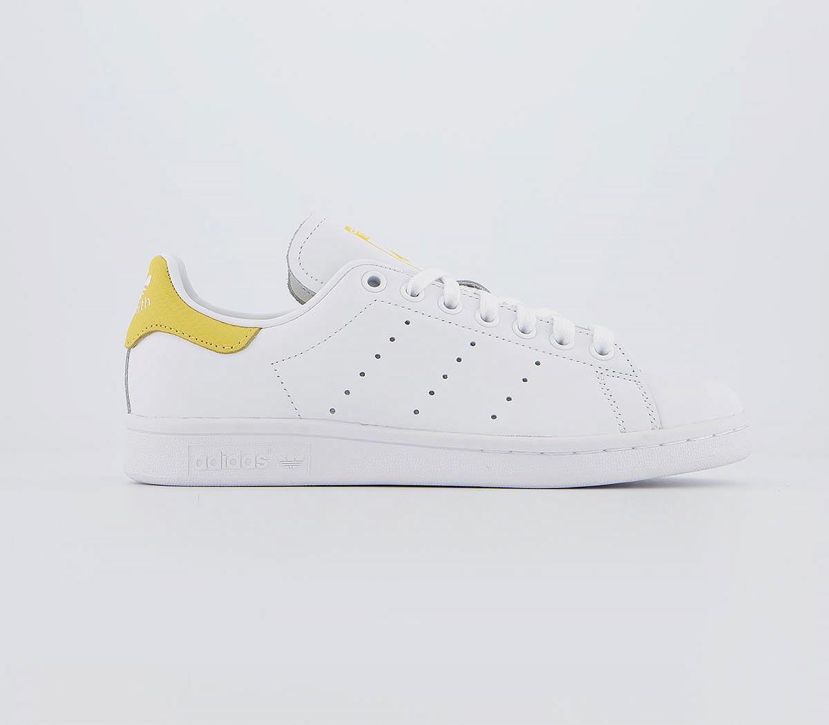 Yellow stan best sale smith adidas