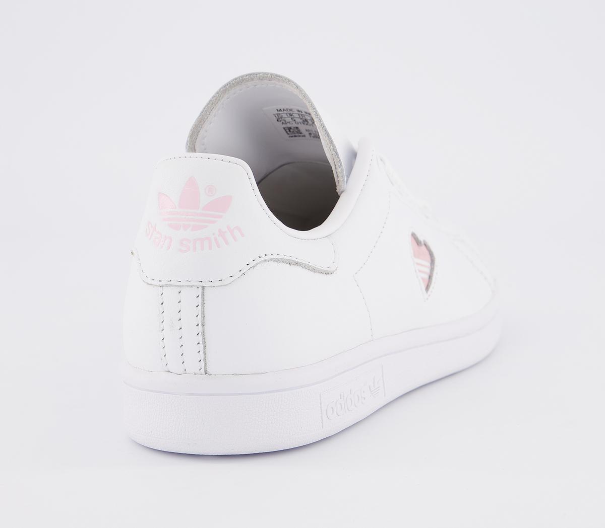 adidasStan Smith TrainersWhite Clear Pink Heart Gold Metallic Exclusive