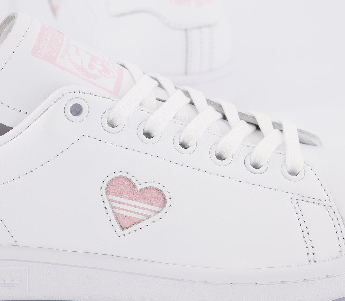 Adidas Heart Trainers Adidas Stan Smith Trainers White Clear Pink
