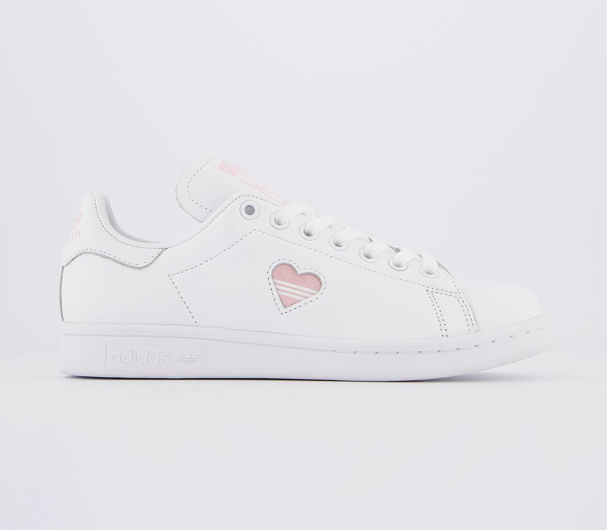 adidasStan Smith TrainersWhite Clear Pink Heart Gold Metallic Exclusive