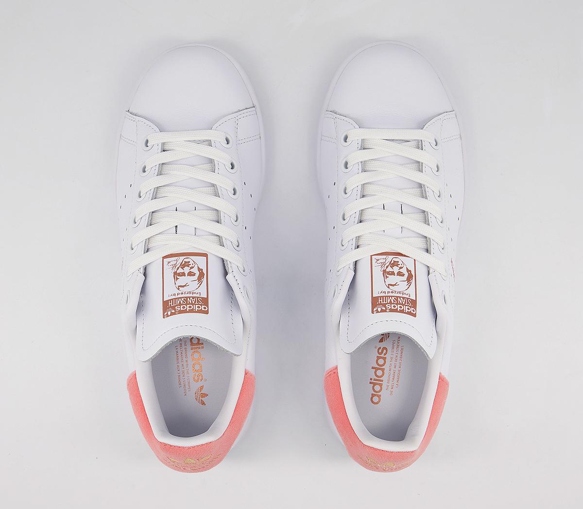 adidas Stan Smith Trainers adidas Stan Smith Trainers White Glory Pink