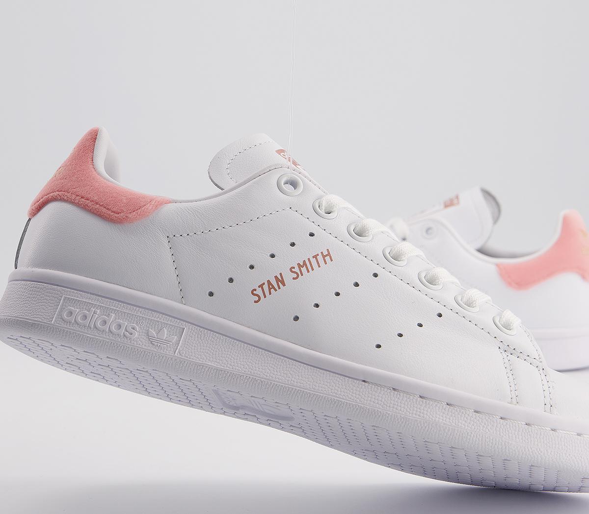 adidas Stan Smith Trainers adidas Stan Smith Trainers White Glory Pink