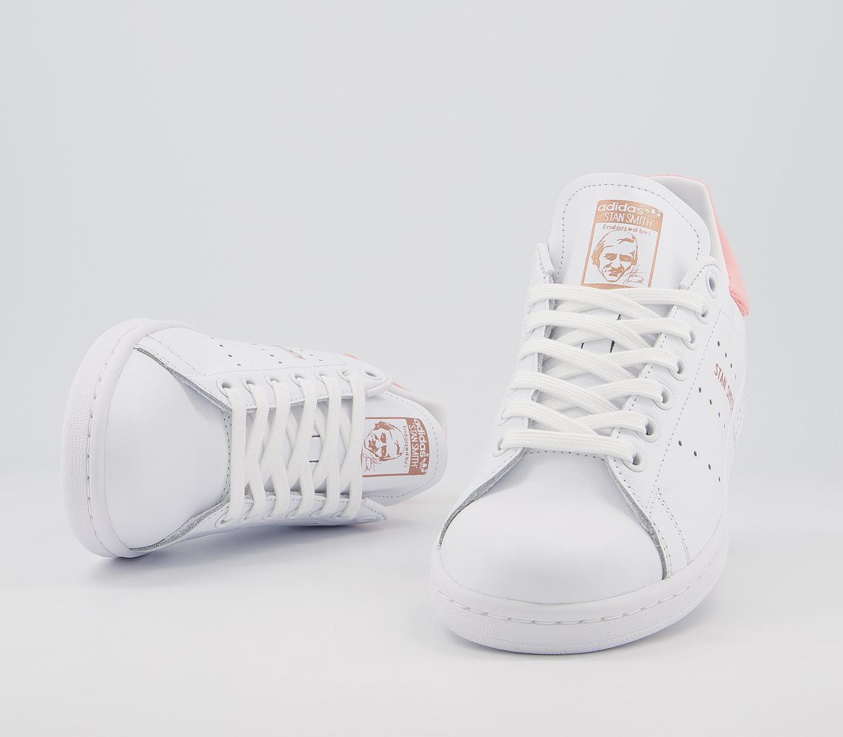 adidas Stan Smith Trainers adidas Stan Smith Trainers White Glory Pink