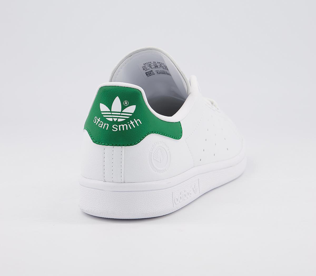 adidasStan Smith TrainersWhite Green White Vegan