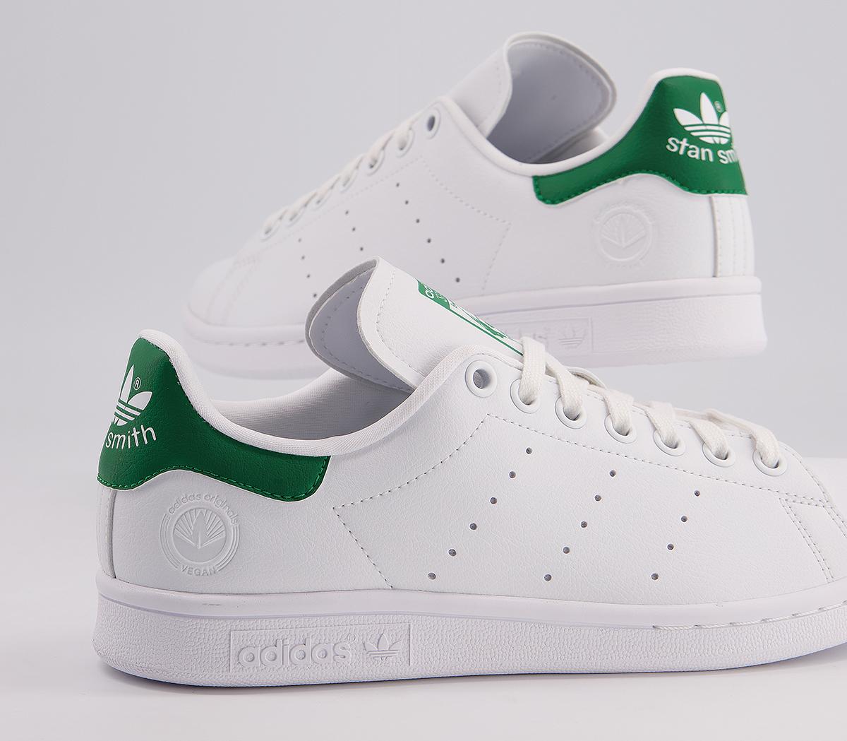adidasStan Smith TrainersWhite Green White Vegan