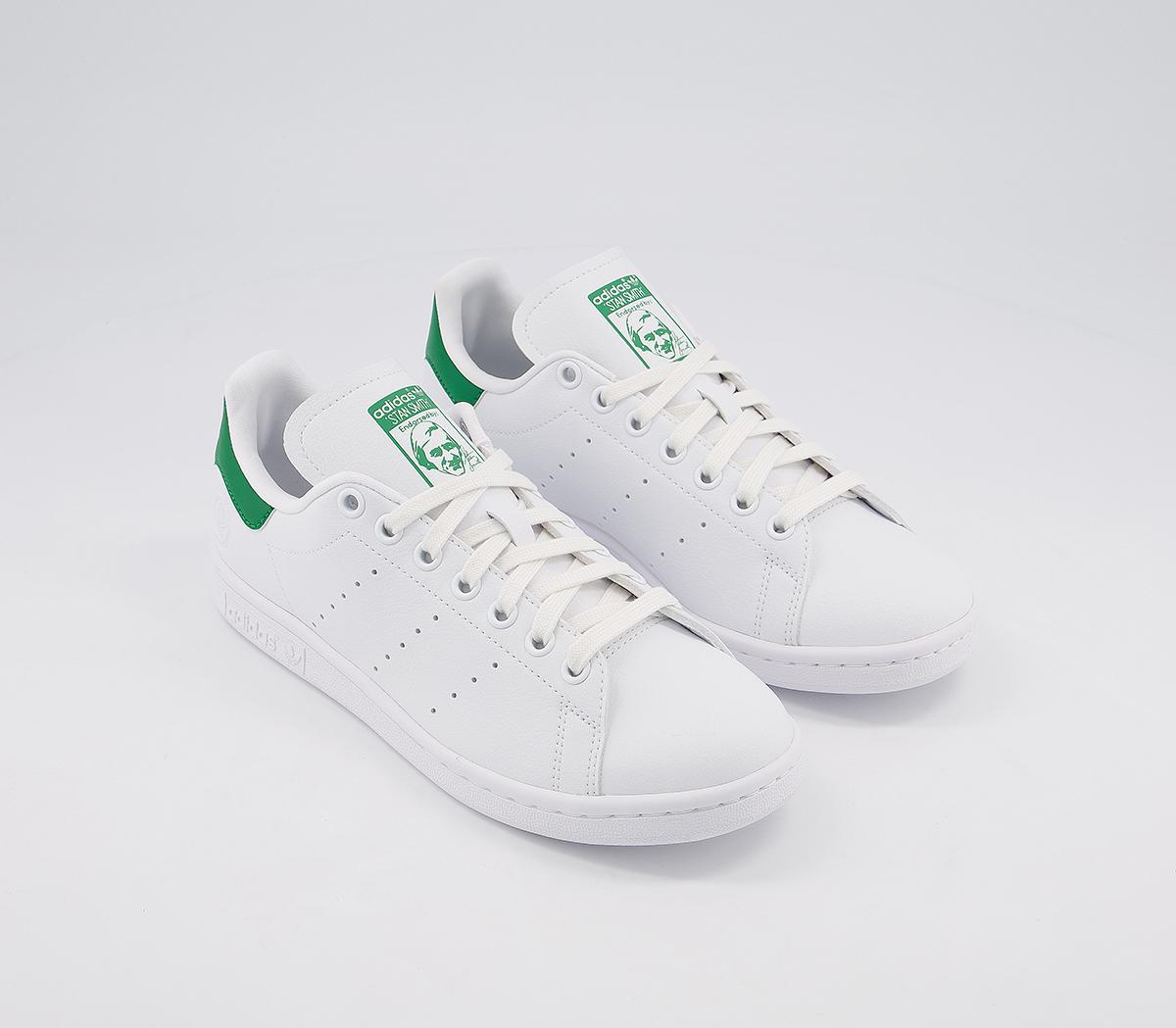 adidasStan Smith TrainersWhite Green White Vegan