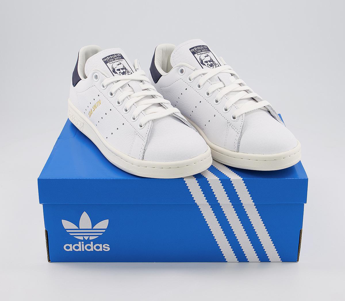 adidas Stan Smith Trainers White White Noble Ink - Unisex Sports