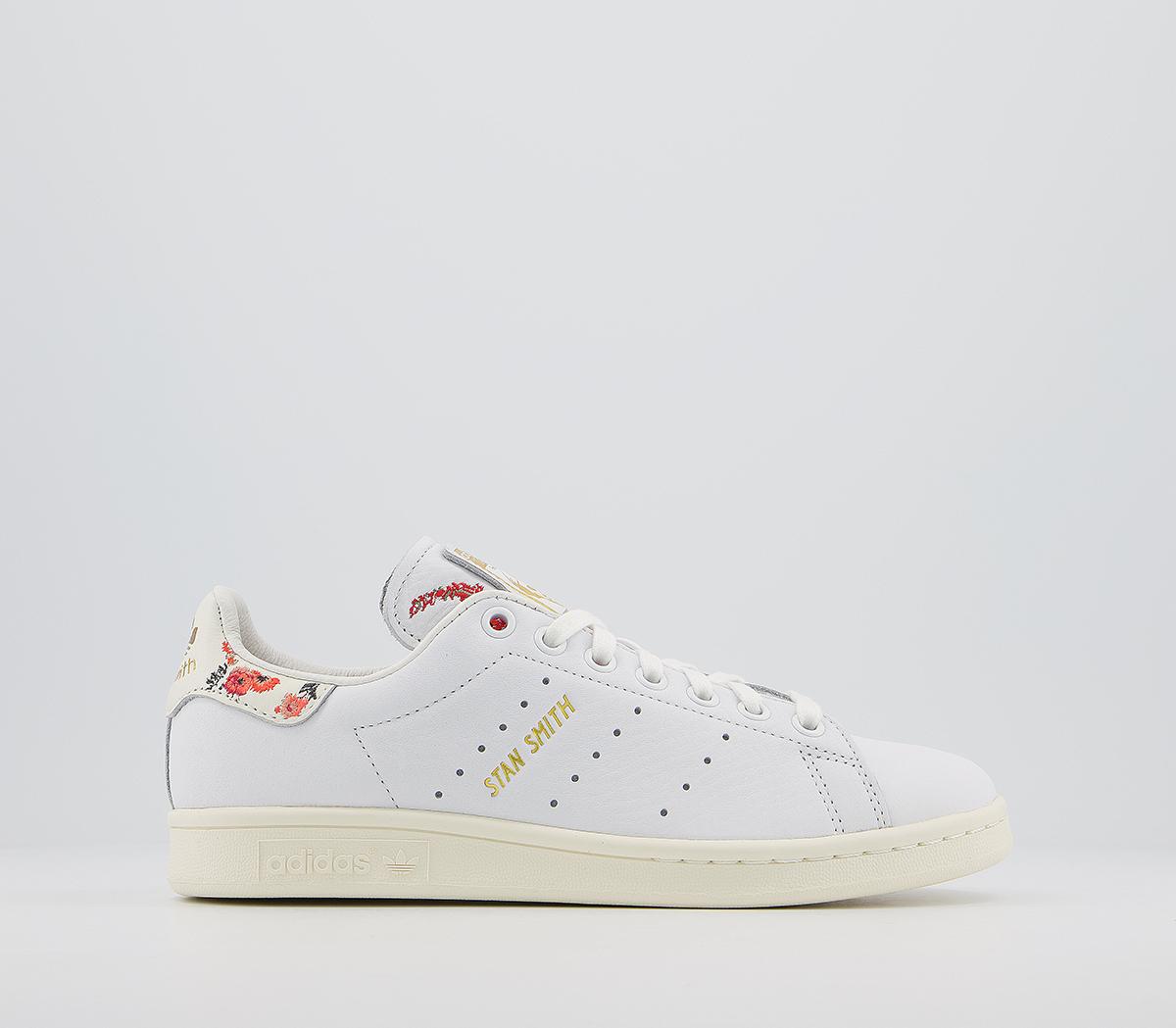 adidasStan Smith TrainersWhite Off White Floral