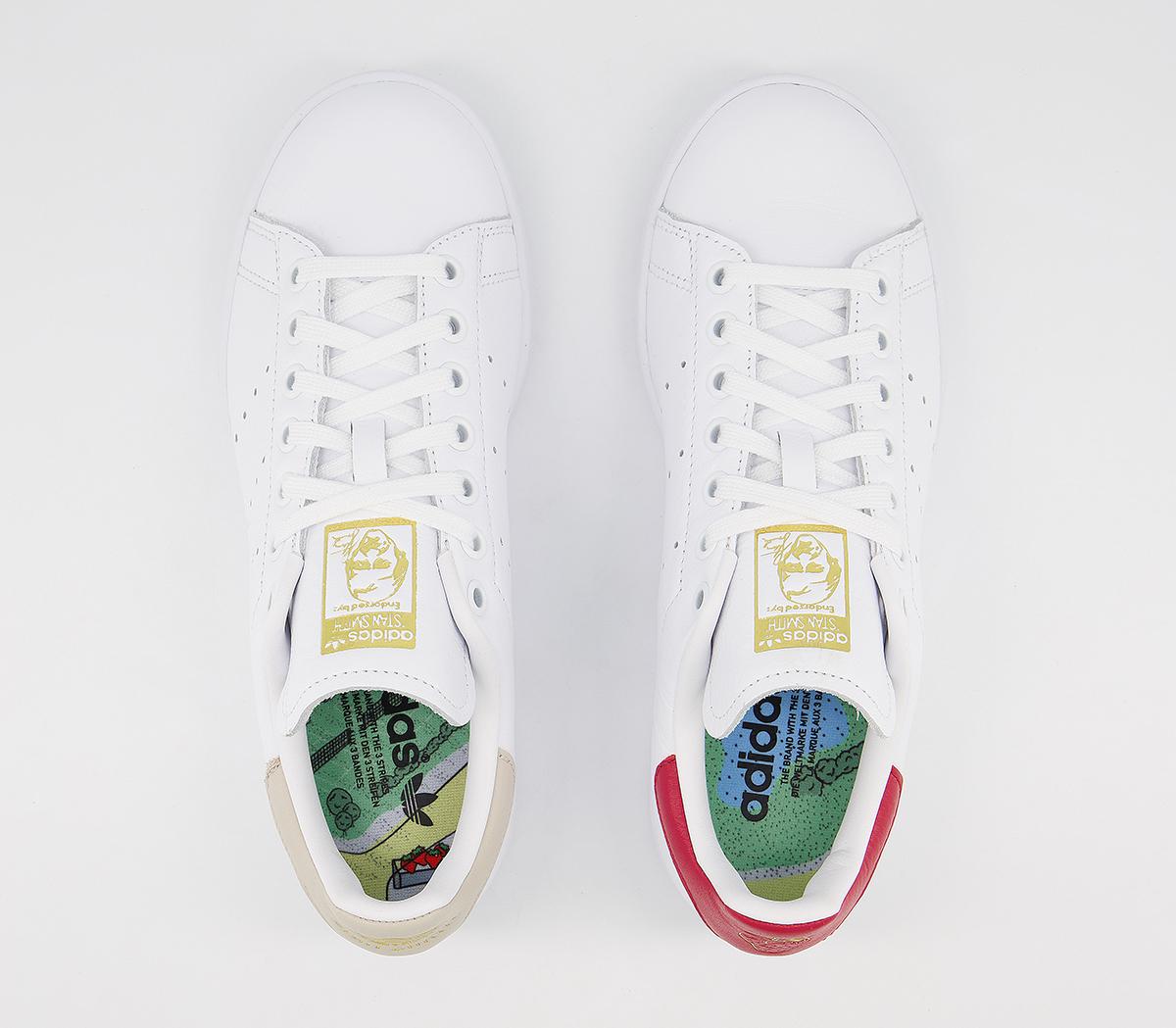 adidas Stan Smith White Strawberries And Cream Exclusive - Unisex 