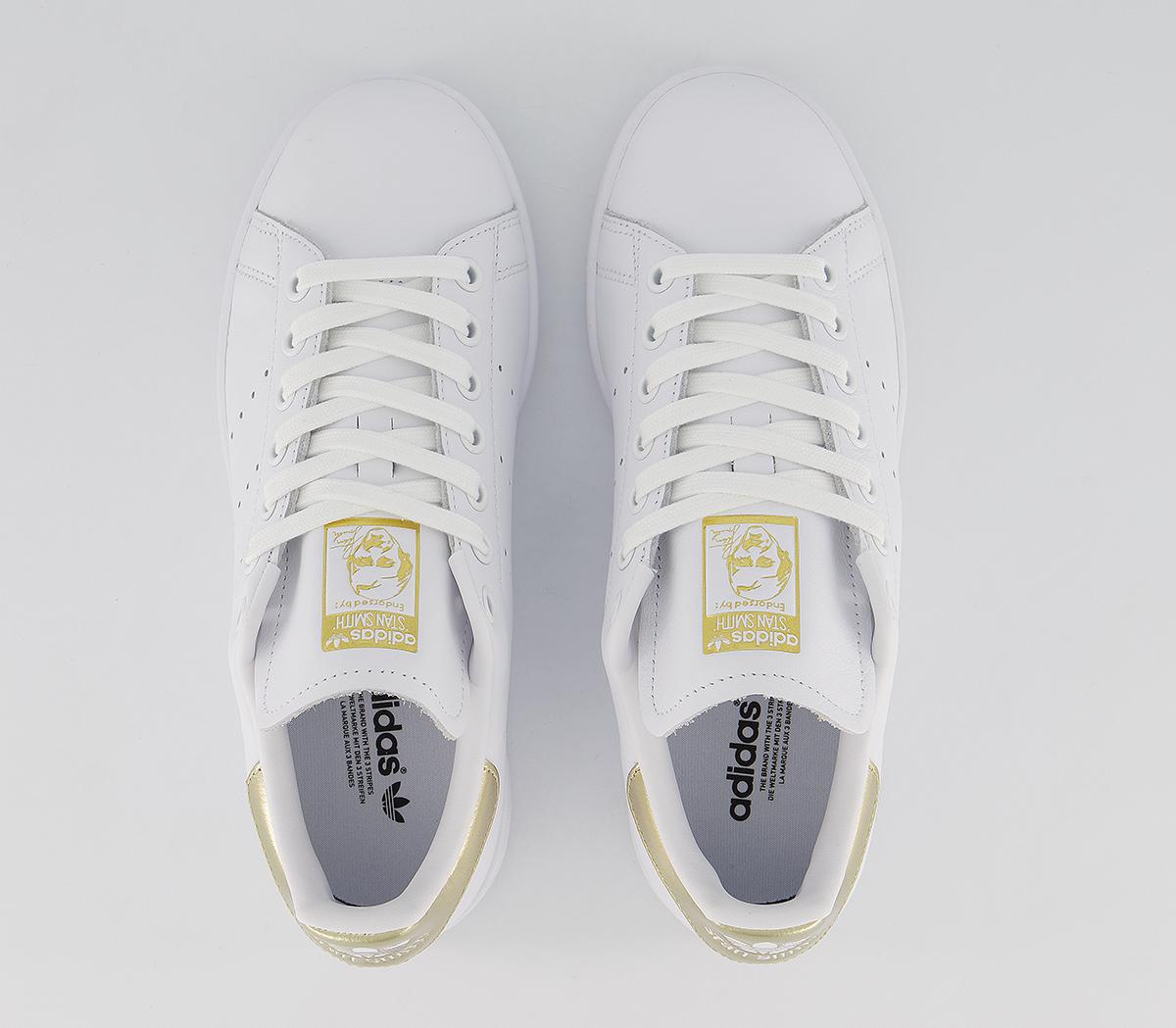adidasStan Smith TrainersCloud White Gold Metallic