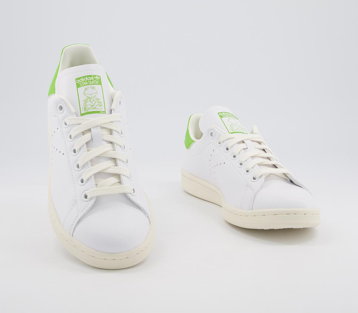 adidas Stan Smith Trainers Kermit White - Women's Trainers