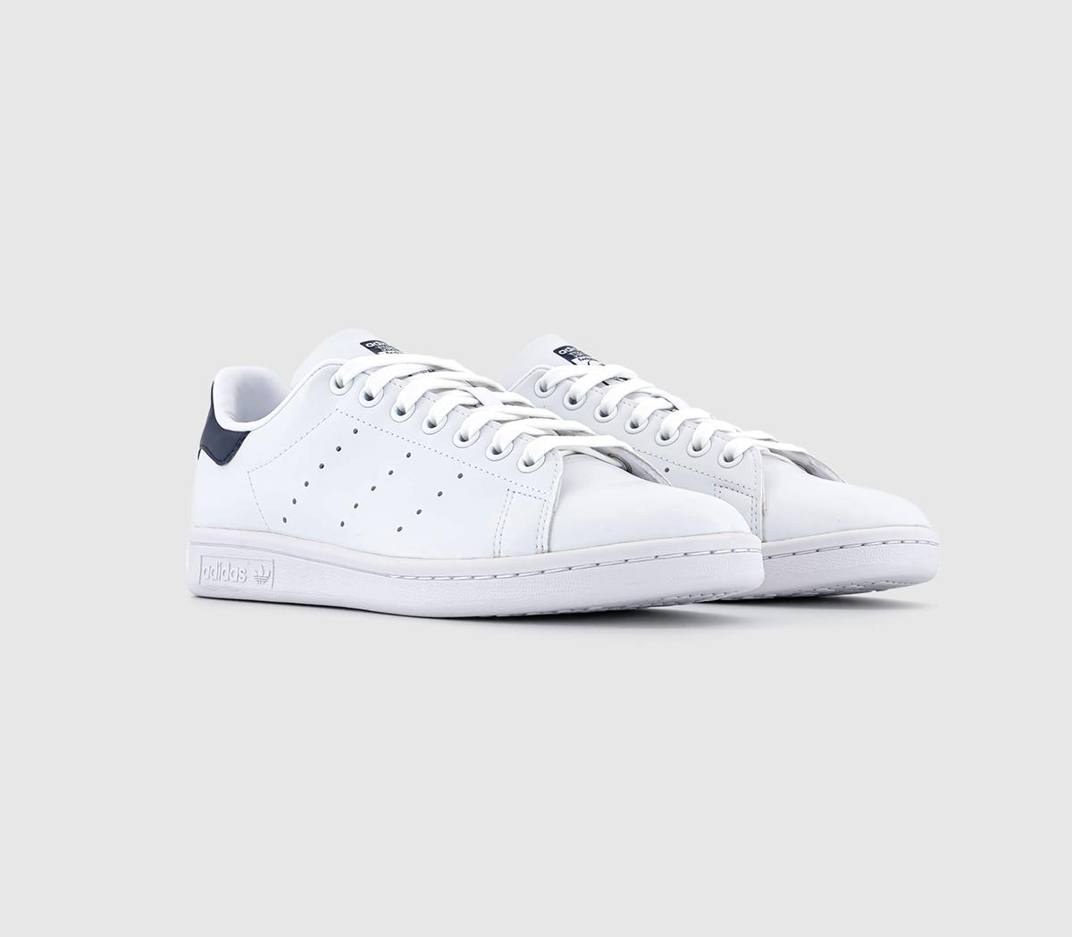 Adidas Stan Smith Trainers Sustainable White Navy, 4