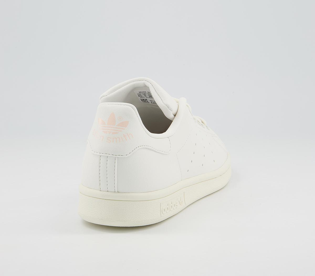adidas Stan Smith Trainers adidas Stan Smith Trainers White Yellow Tint Icey Pink White