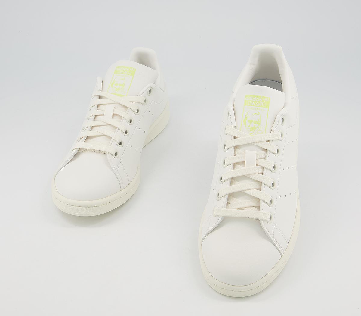 adidas Stan Smith Trainers adidas Stan Smith Trainers White Yellow Tint Icey Pink White