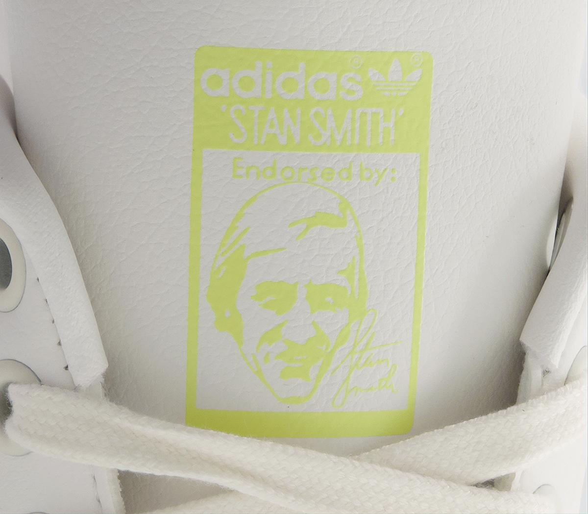 adidas Stan Smith Trainers adidas Stan Smith Trainers White Yellow Tint Icey Pink White
