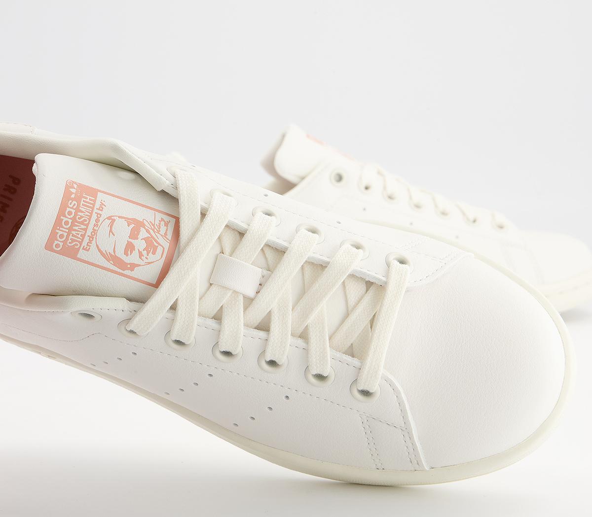 adidas Stan Smith Trainers adidas Stan Smith Trainers White Blush Orange Pink