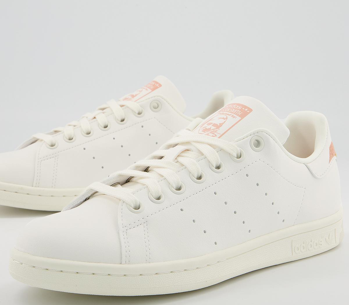 adidas Stan Smith Trainers adidas Stan Smith Trainers White Blush Orange Pink