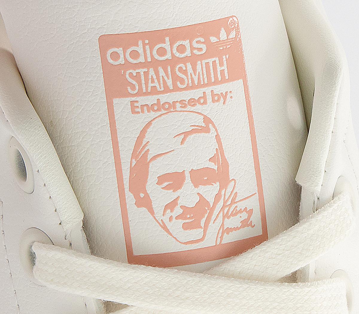 adidas Stan Smith Trainers adidas Stan Smith Trainers White Blush Orange Pink