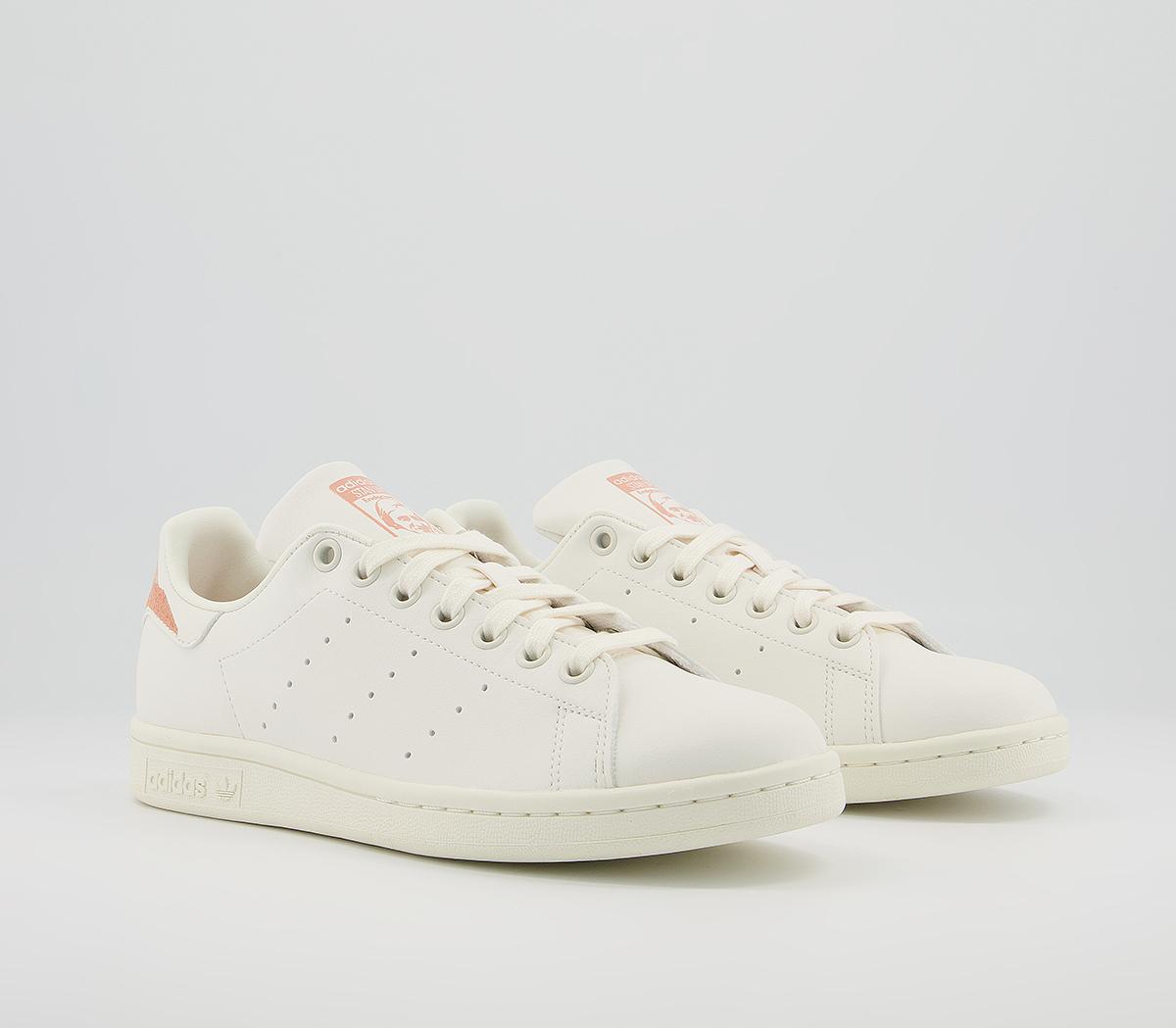 adidas Stan Smith Trainers adidas Stan Smith Trainers White Blush Orange Pink