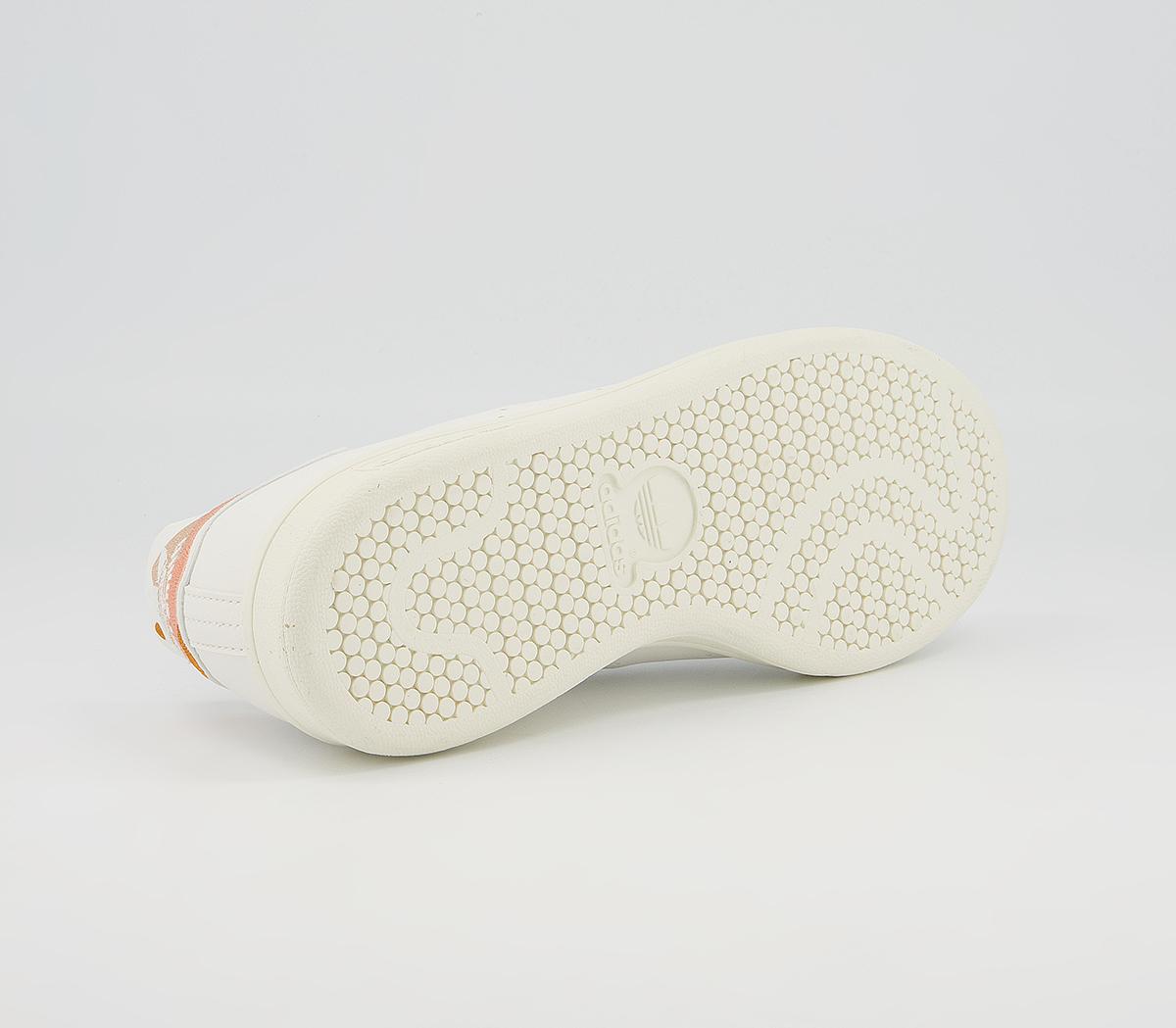 adidas Stan Smith Trainers adidas Stan Smith Trainers White Blush Orange Pink