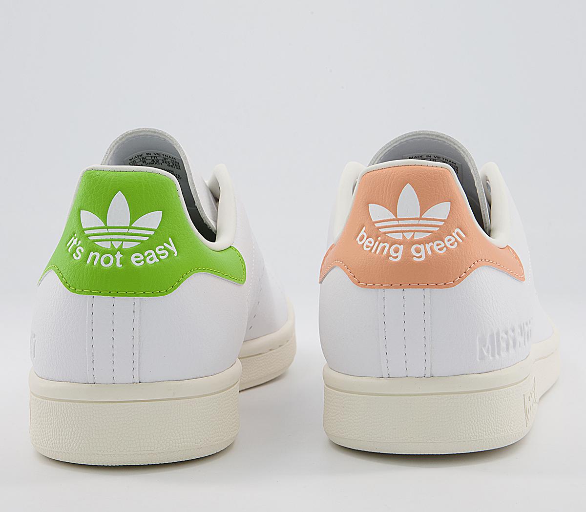 adidas Stan Smith Trainers Kermit Miss Piggy White - Women's Trainers
