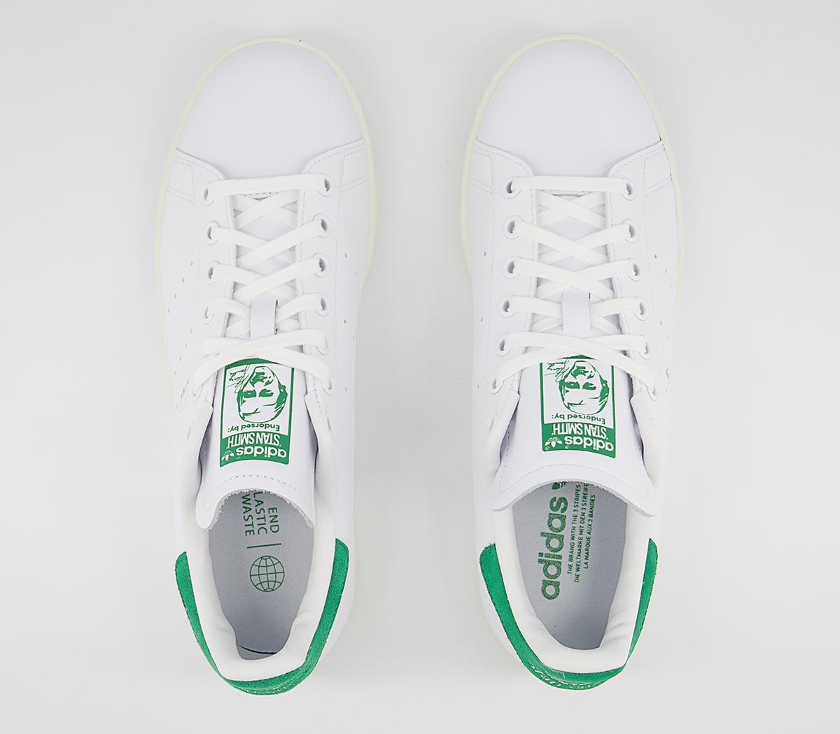adidas Stan Smith Trainers adidas Stan Smith Trainers White Green Off White