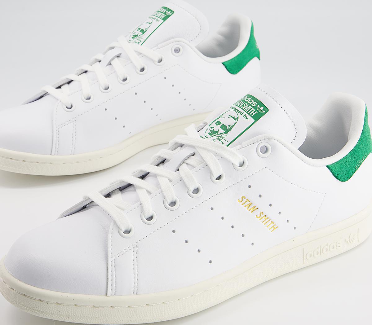 adidas Stan Smith Trainers adidas Stan Smith Trainers White Green Off White