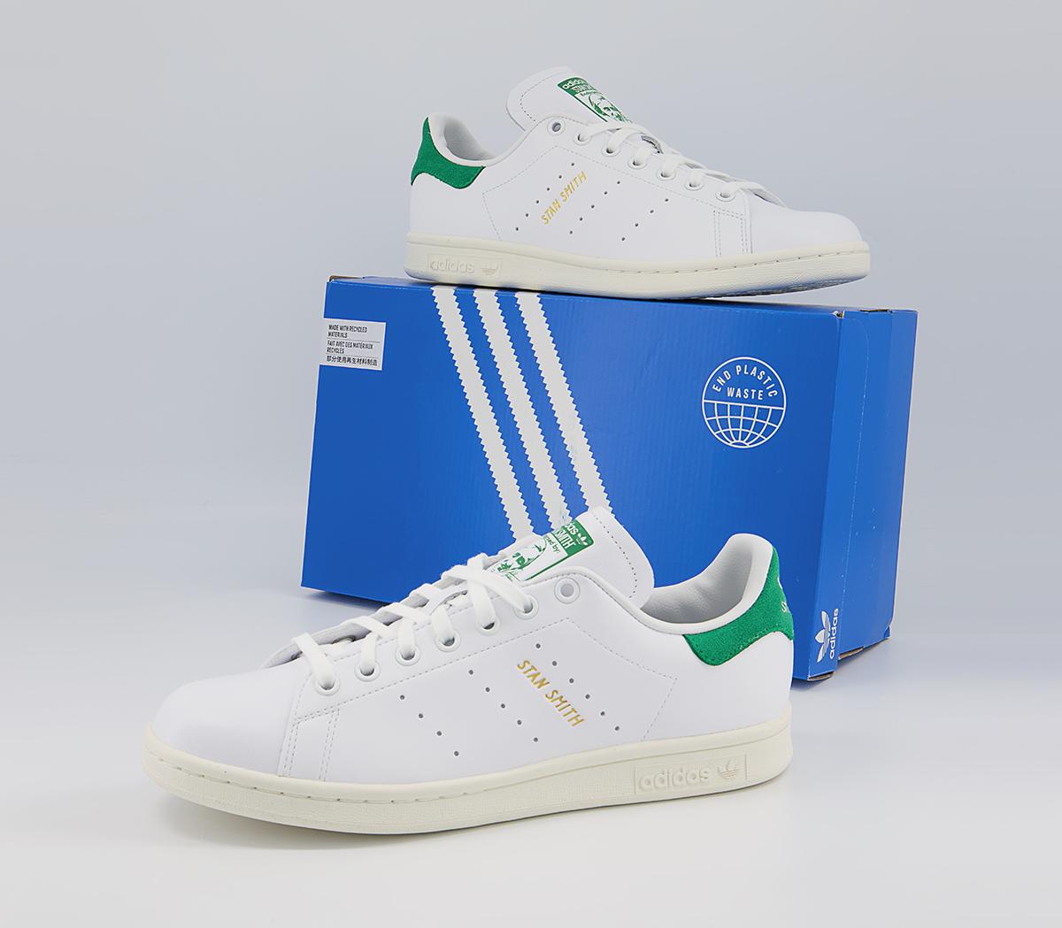 adidas Stan Smith Trainers adidas Stan Smith Trainers White Green Off White