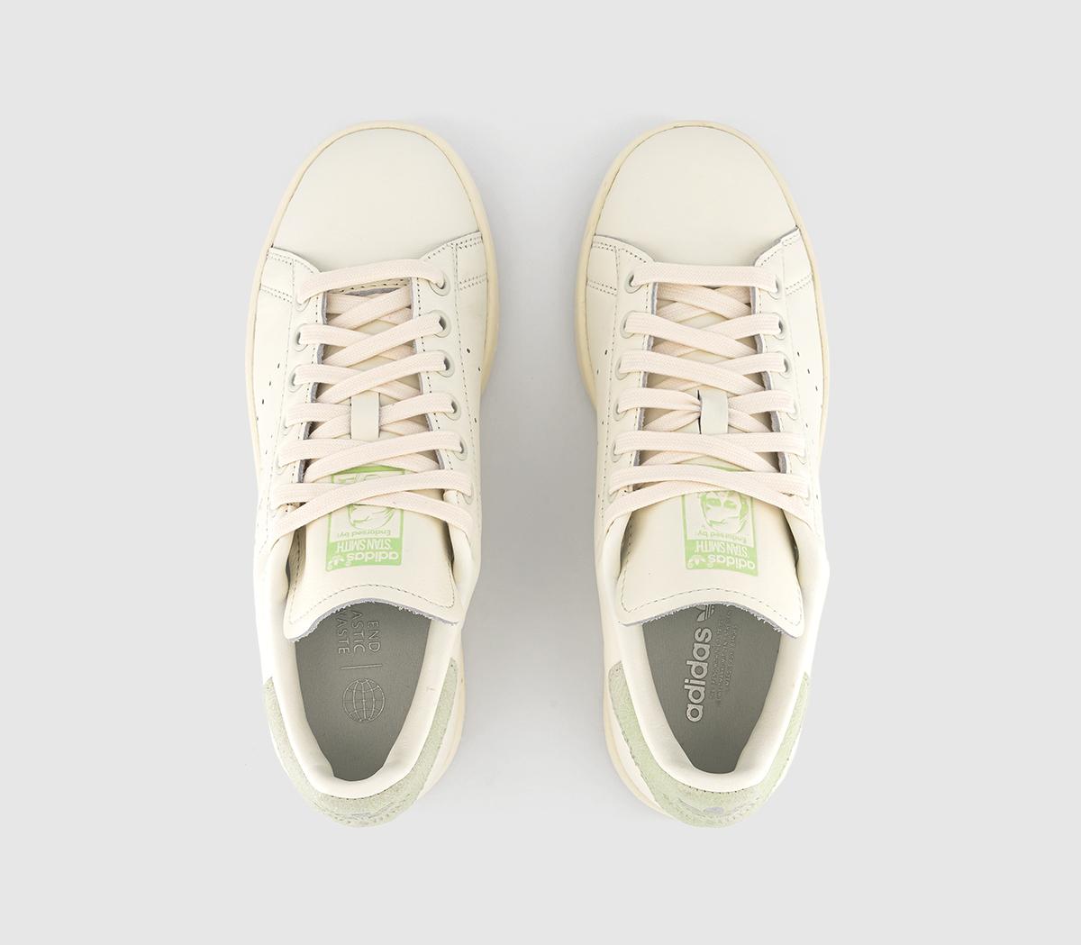 adidasStan Smith TrainersWhite Linen Green Silver Met