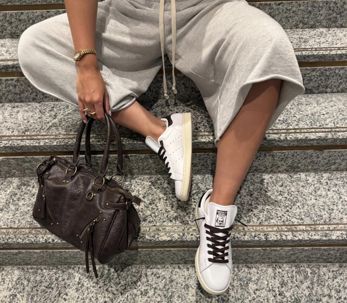 adidasStan Smith TrainersWhite Croc Metallic